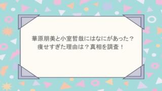 華原朋美と小室哲哉にはなにがあった?痩せすぎた理由は?真相を調査!
